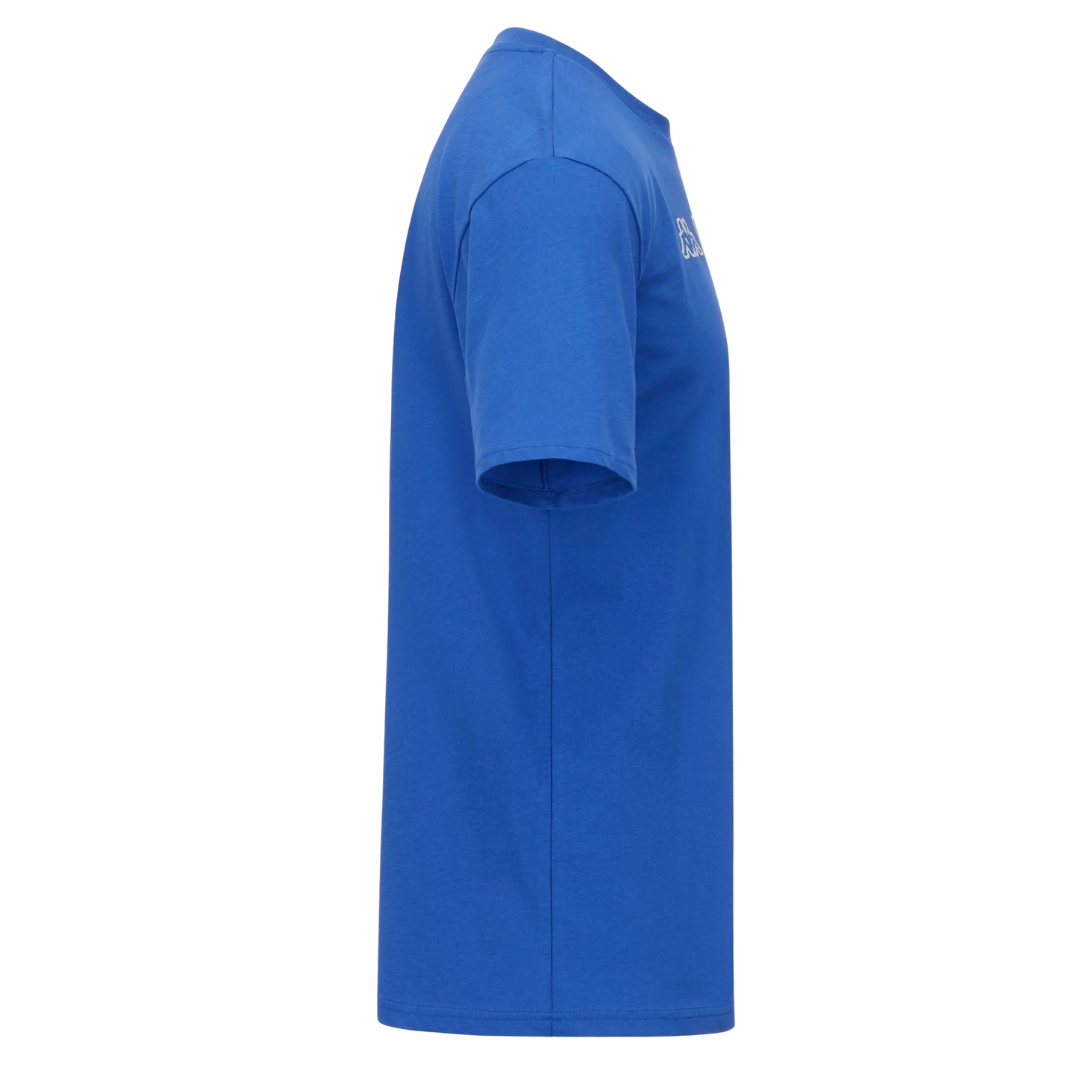 Kappa FEDUU LOGO ROYAL BLU TEE side view - Kappa