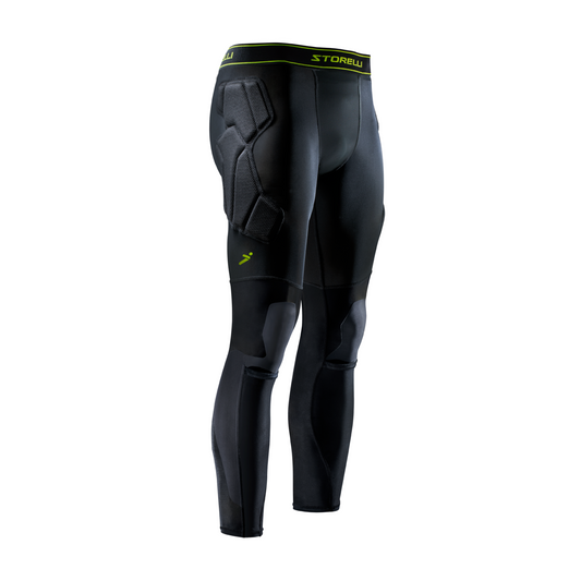 Men's GoalKeeper Leggings by Storelli - Black men leggings ITASPORT TEAMWEAR