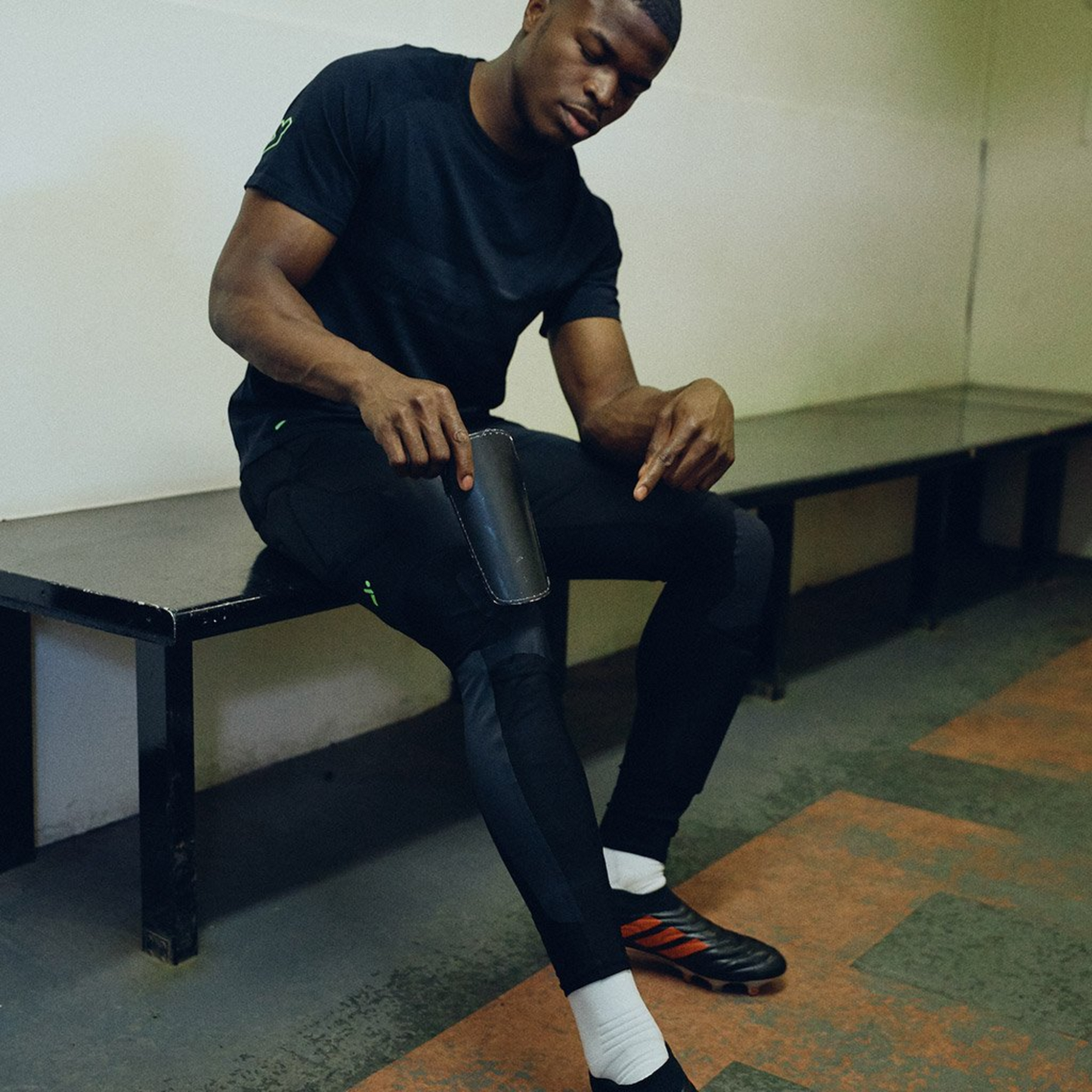 Men's GoalKeeper Leggings by Storelli - Black men leggings ITASPORT TEAMWEAR