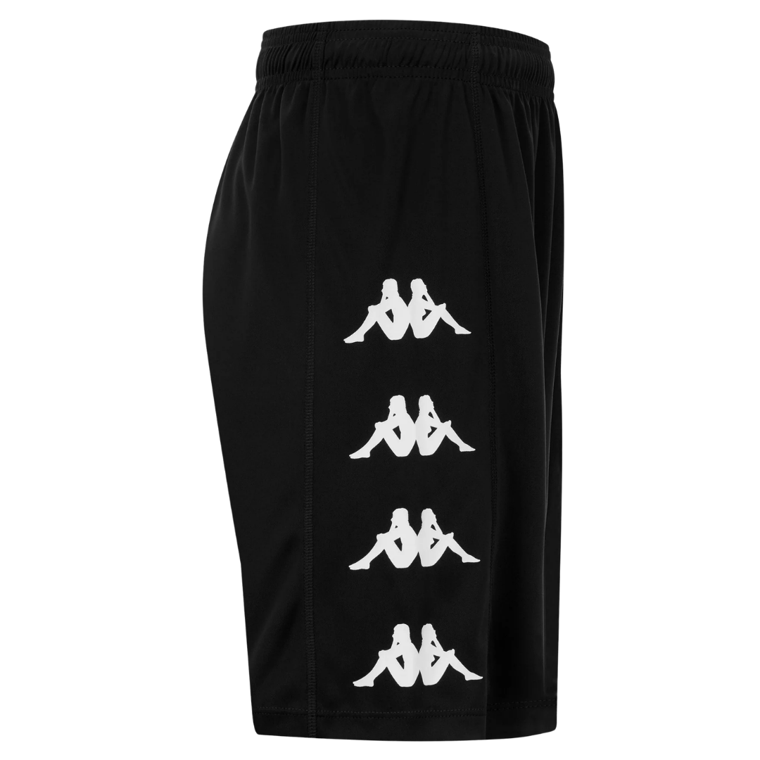 Kappa Logo Short Durchet Black side view - Kappa
