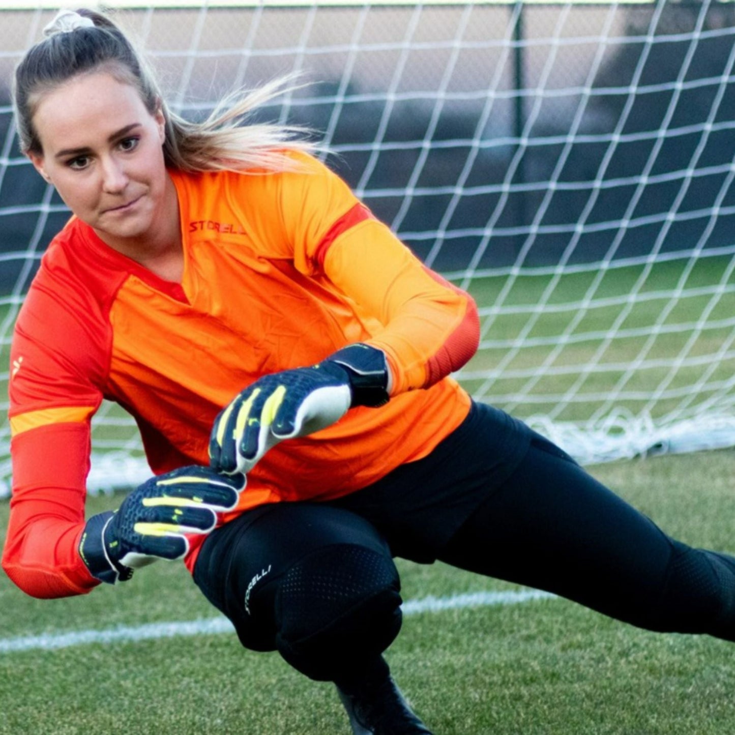 Goalkeeper Jersey by Storelli - Orange Goalkeeper Jersey ITASPORT