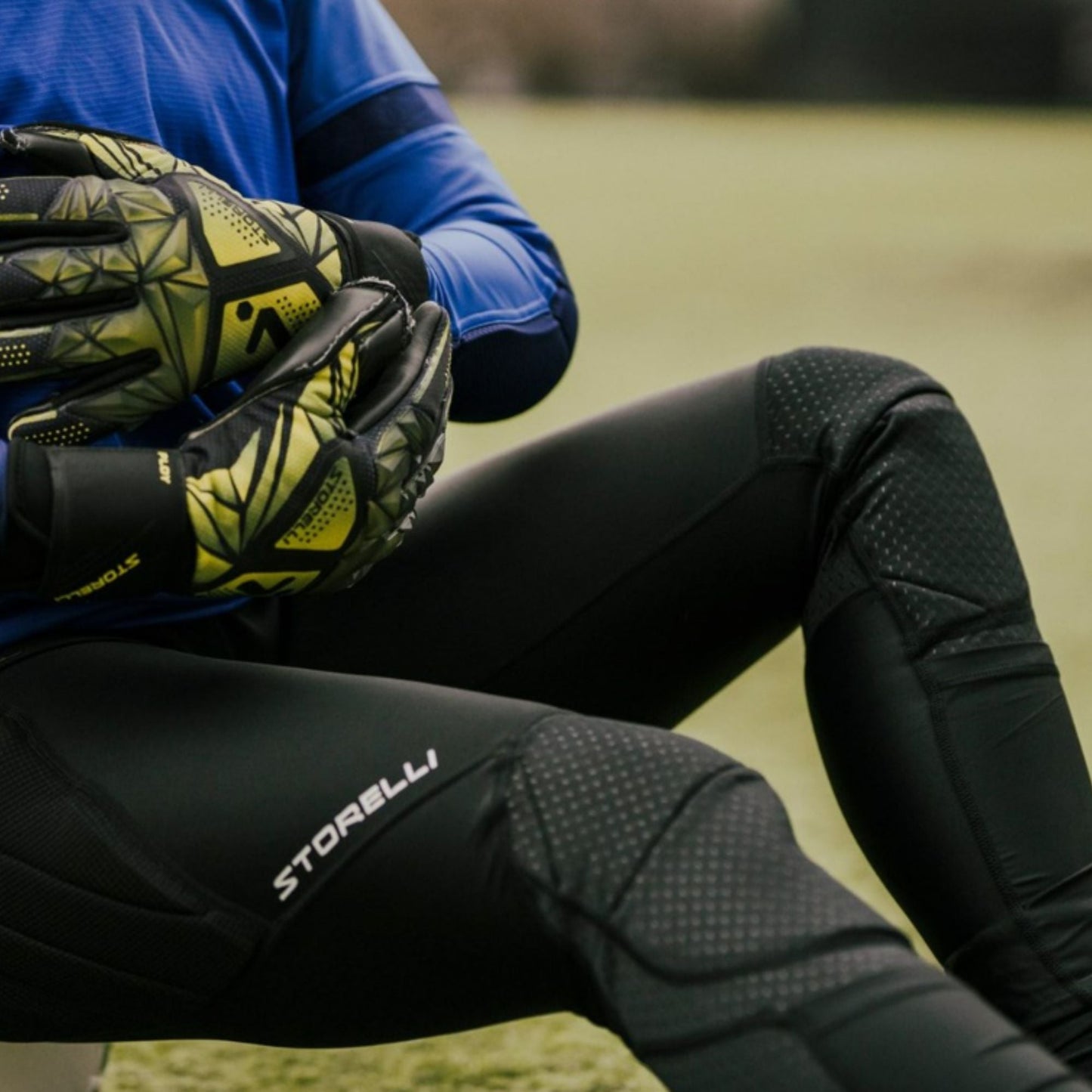 Goalkeeper Jersey by Storelli - 'Hydra' Blue Goalkeeper Jersey ITASPORT