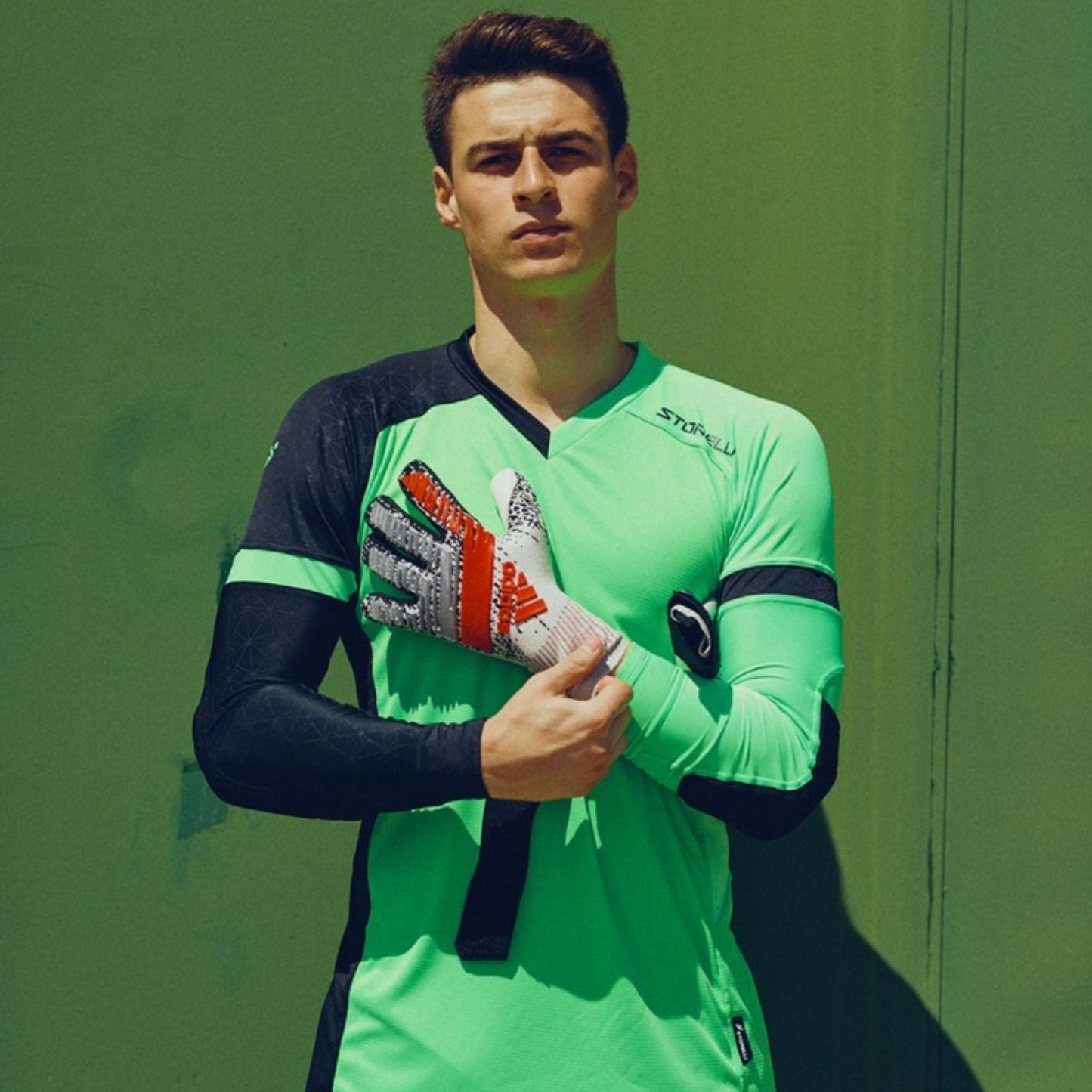 Goalkeeper Jersey by Storelli - "Kepa" Green Goalkeeper Jersey ITASPORT