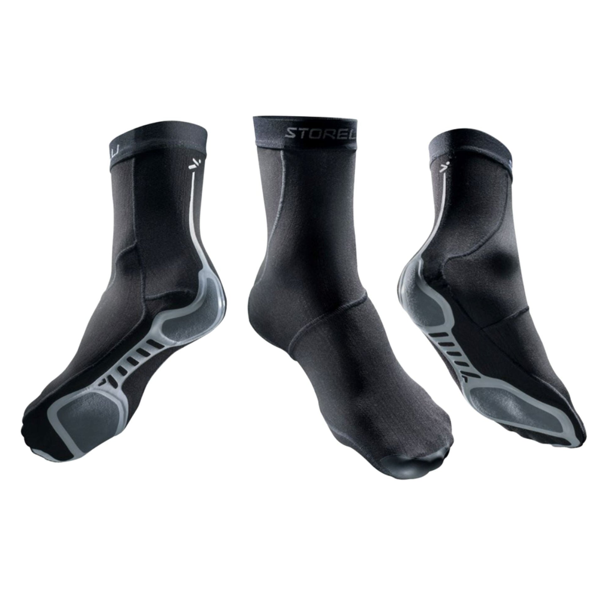 GripSocks - SpeedGrip by Storelli - Black Socks ITASPORT