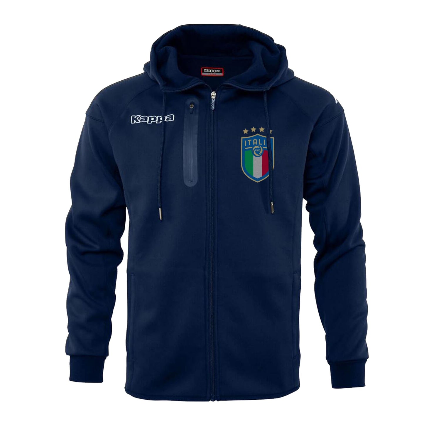 Kappa Italia Soft Shell Hooded Jacket Navy Jackets Kappa