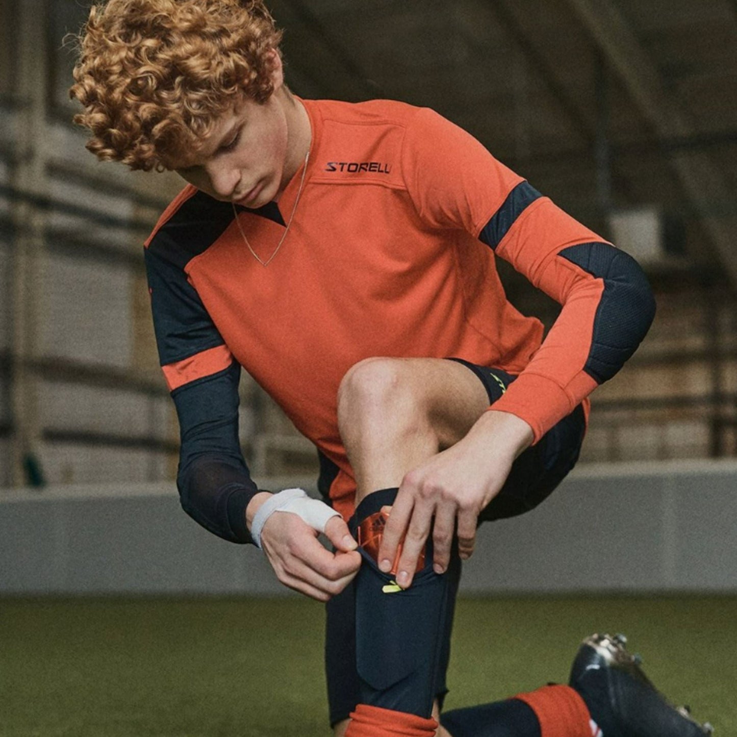 Leg Guards by Storelli - Black leg guards ITASPORT