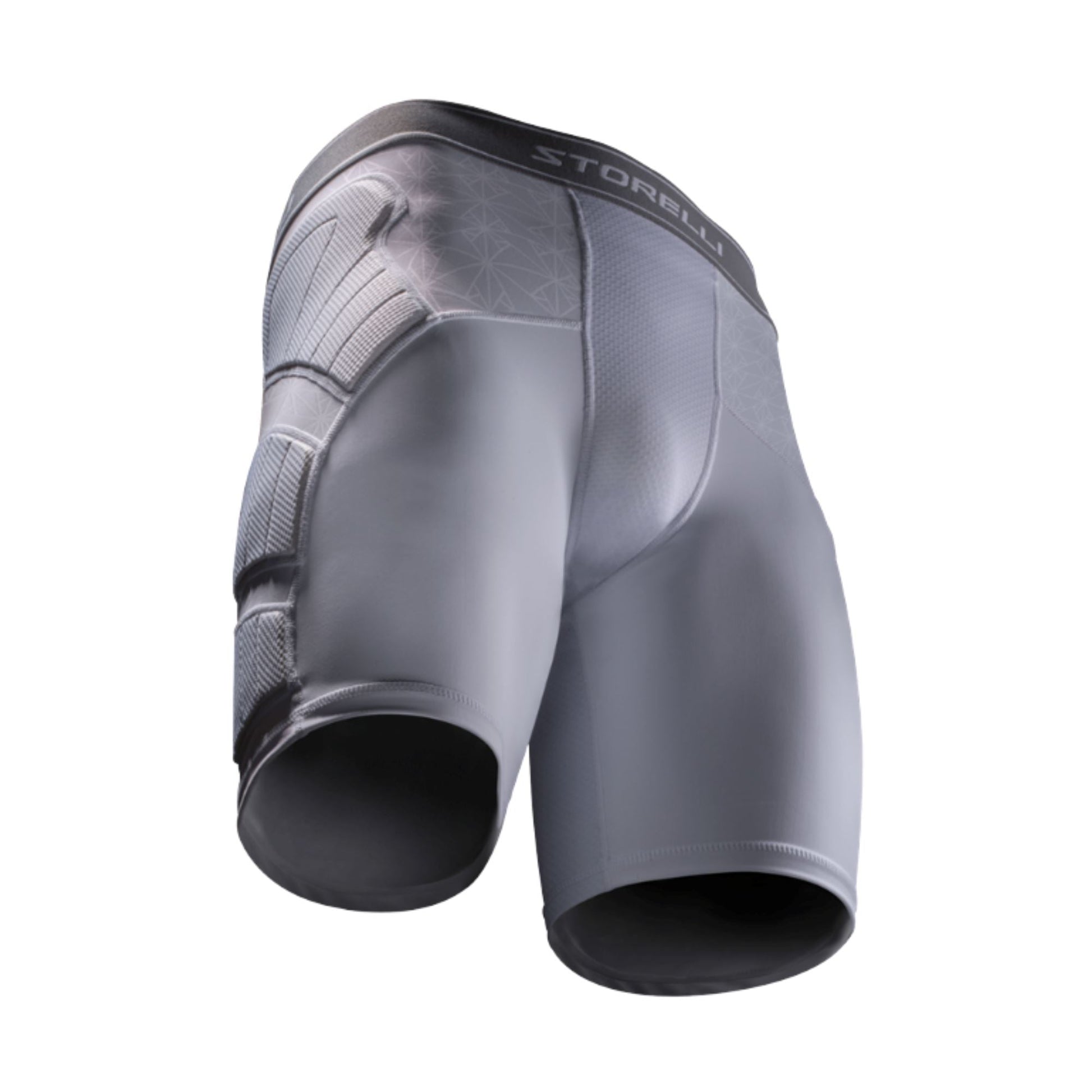 Men's Impact Sliding Shorts by Storelli - White Shorts ITASPORT