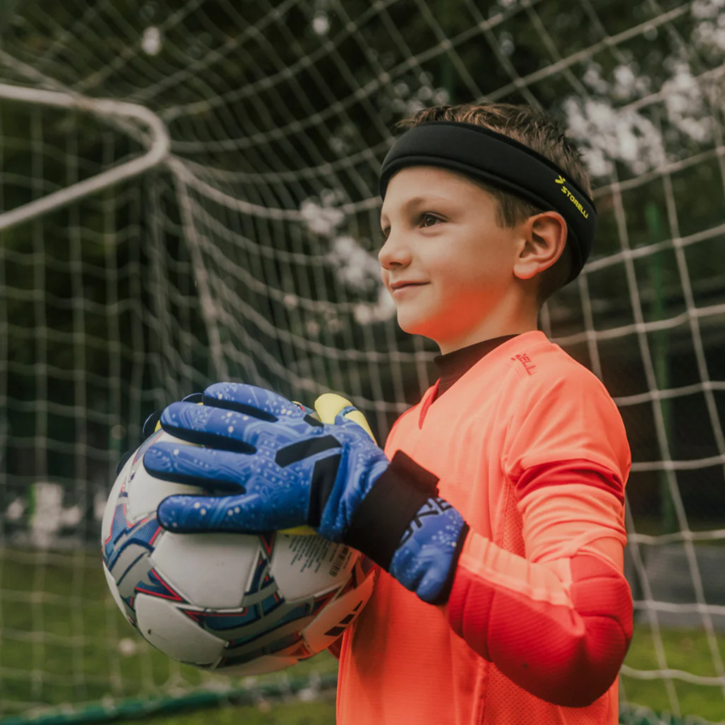 Challenger Youth GK Gloves Blue Circuit - ITASPORT TEAMWEAR