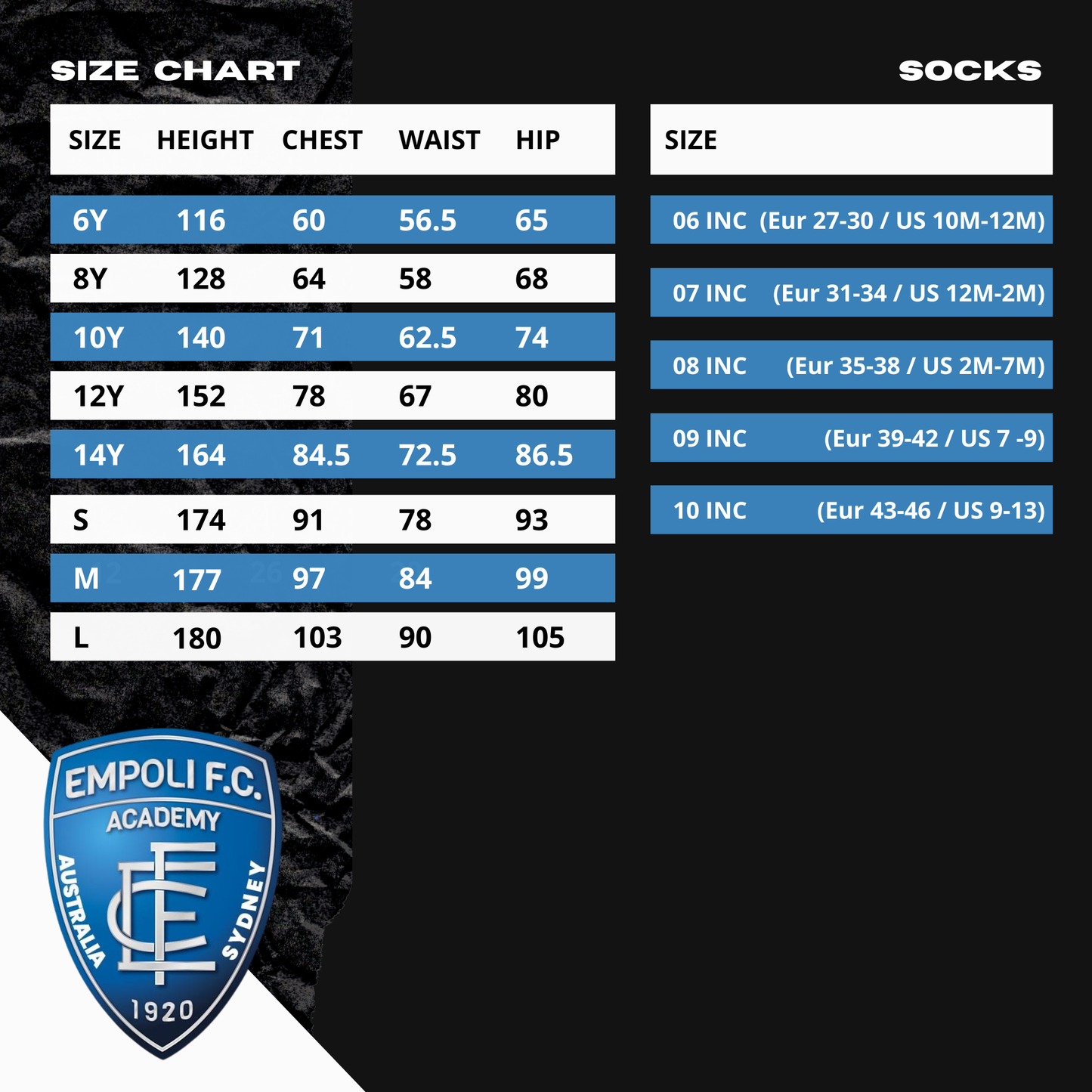Empoli F.A. Full Training Kit