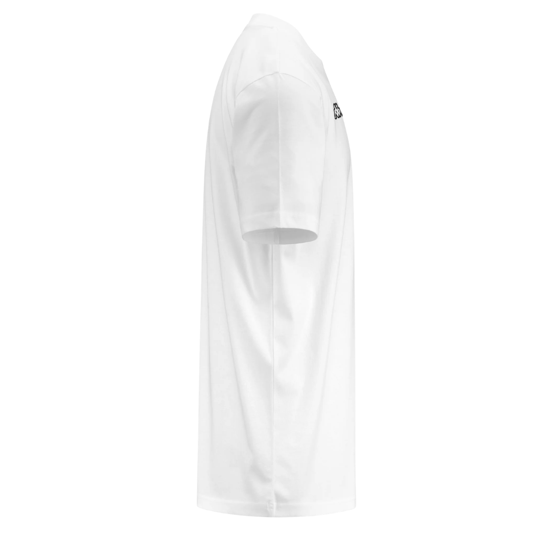 Kappa FEDUU LOGO WHITE TEE side view - Kappa
