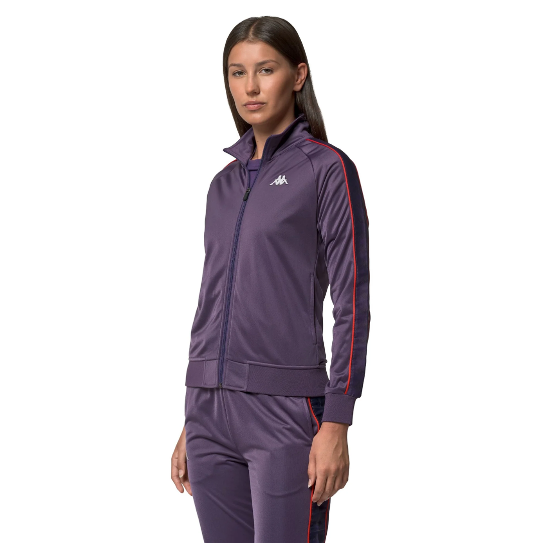 Kappa 222 Banda Wanniston Slim Women's Track Jacket – Violet