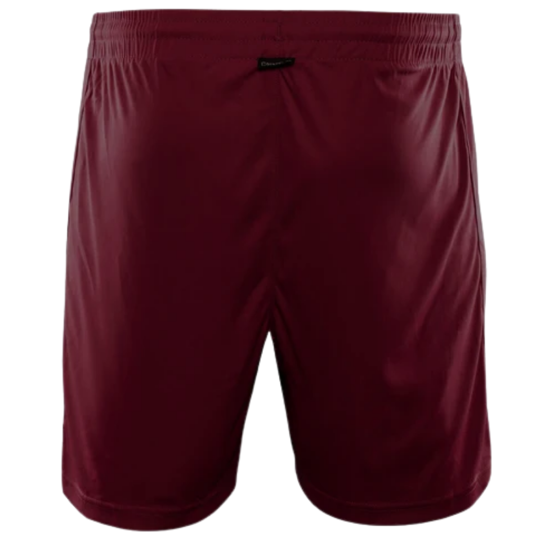 Kappa Shorts Maroon Youth side view - Kappa