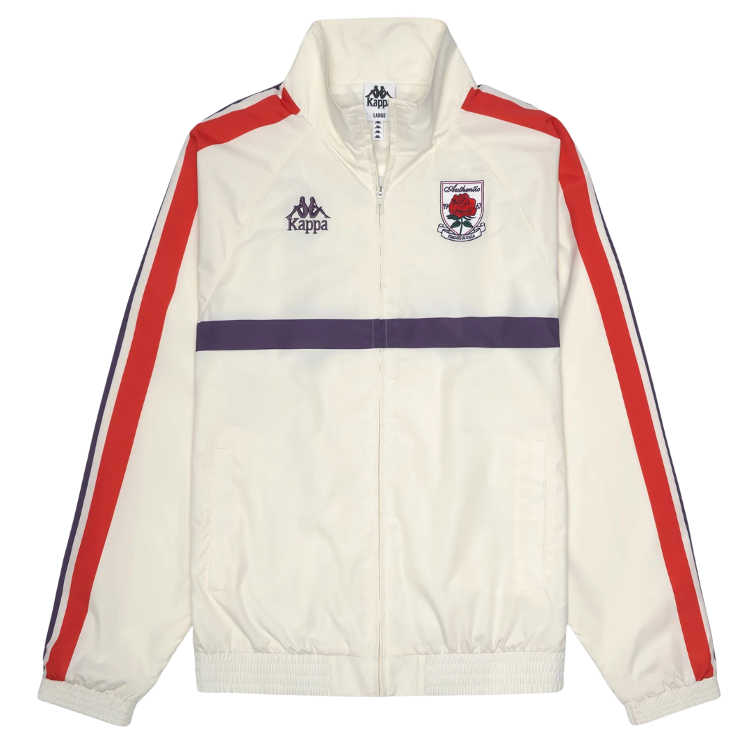 Kappa Authentic Osader Track Jacket White Natural / Violet Anil - Kappa