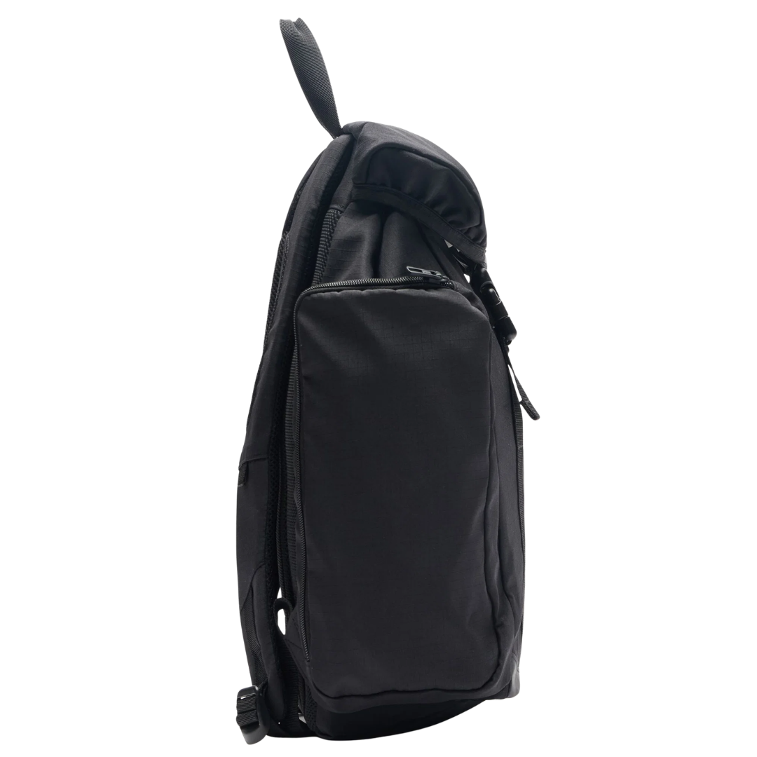 Kappa Backpack Nordic Black side view - Kappa