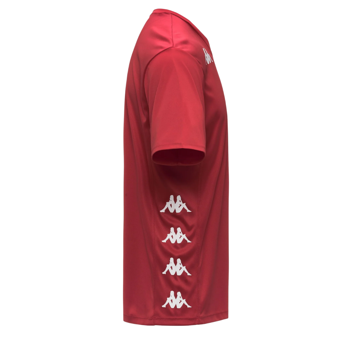 Kappa Dastolo Tee Red side view - Kappa