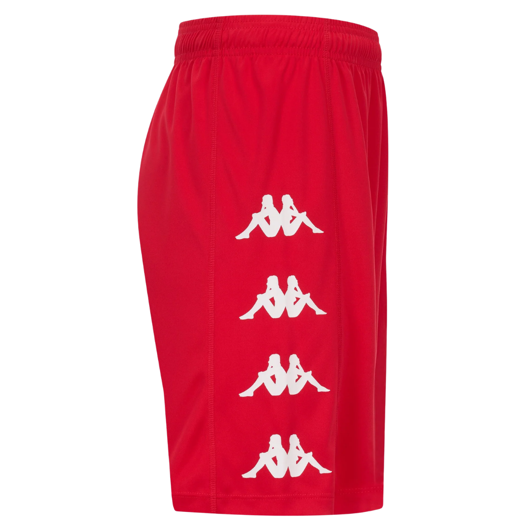 Kappa Logo Short Durchet Red side view - Kappa