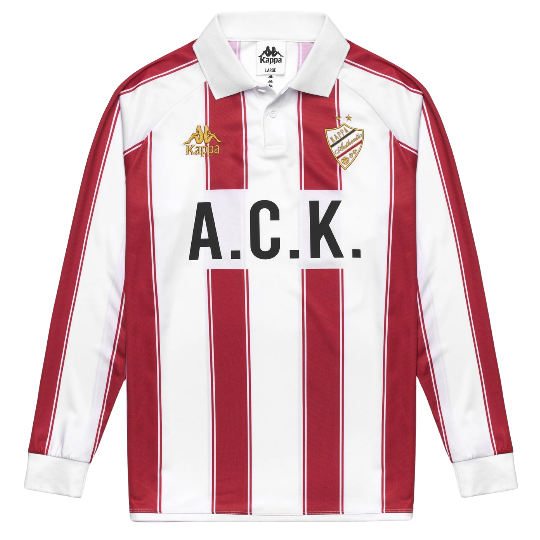 Kappa Oden L/Sleeve Jersey White / Red / Black - Kappa