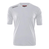 Kappa Short Sleeve Jersey Youth White Shirts & Tops KAPPA 6 WHITE 