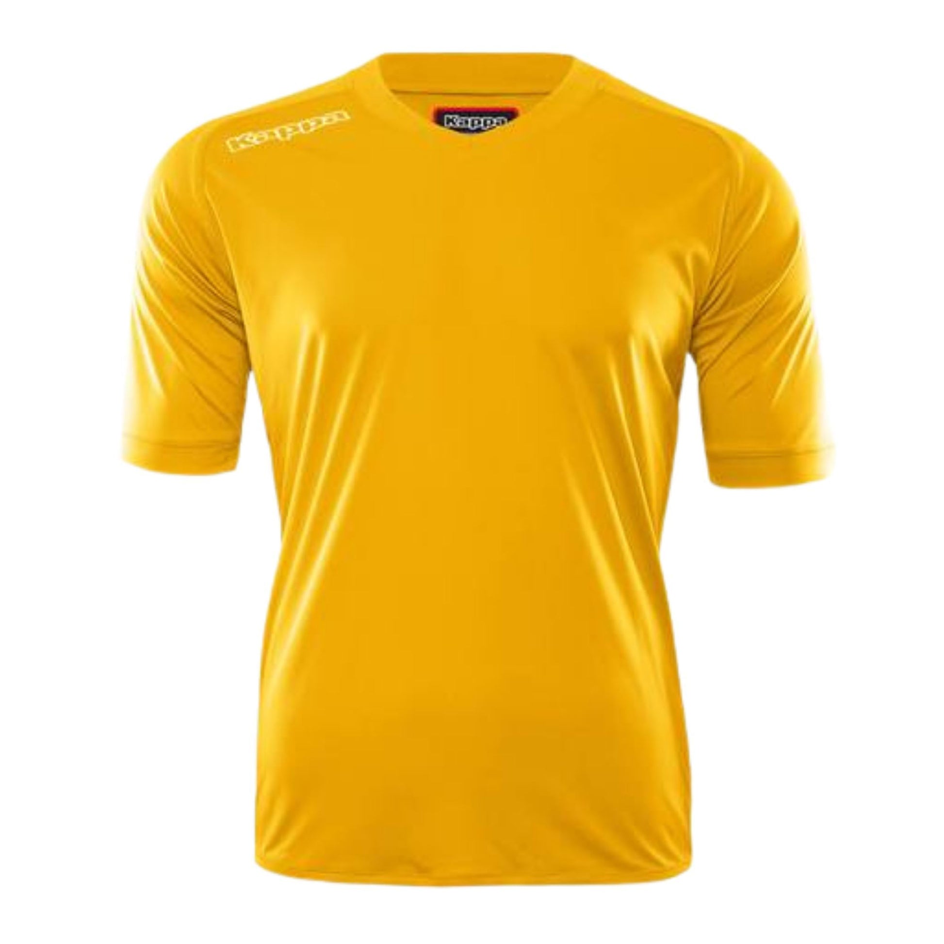 Kappa Short Sleeve Jersey Youth Yellow Shirts & Tops KAPPA 6 YELLOW 