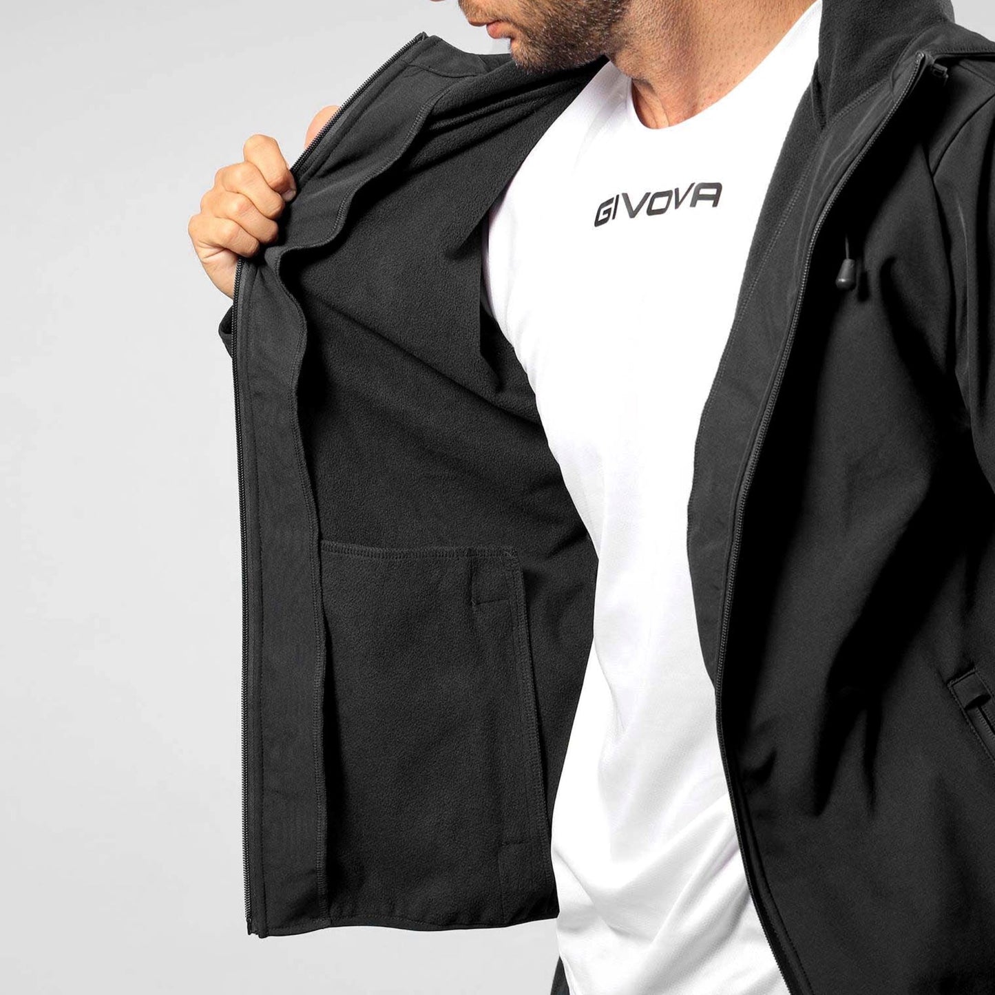 Givova Soft Shell Hooded Jacket - ITASPORT TEAMWEAR