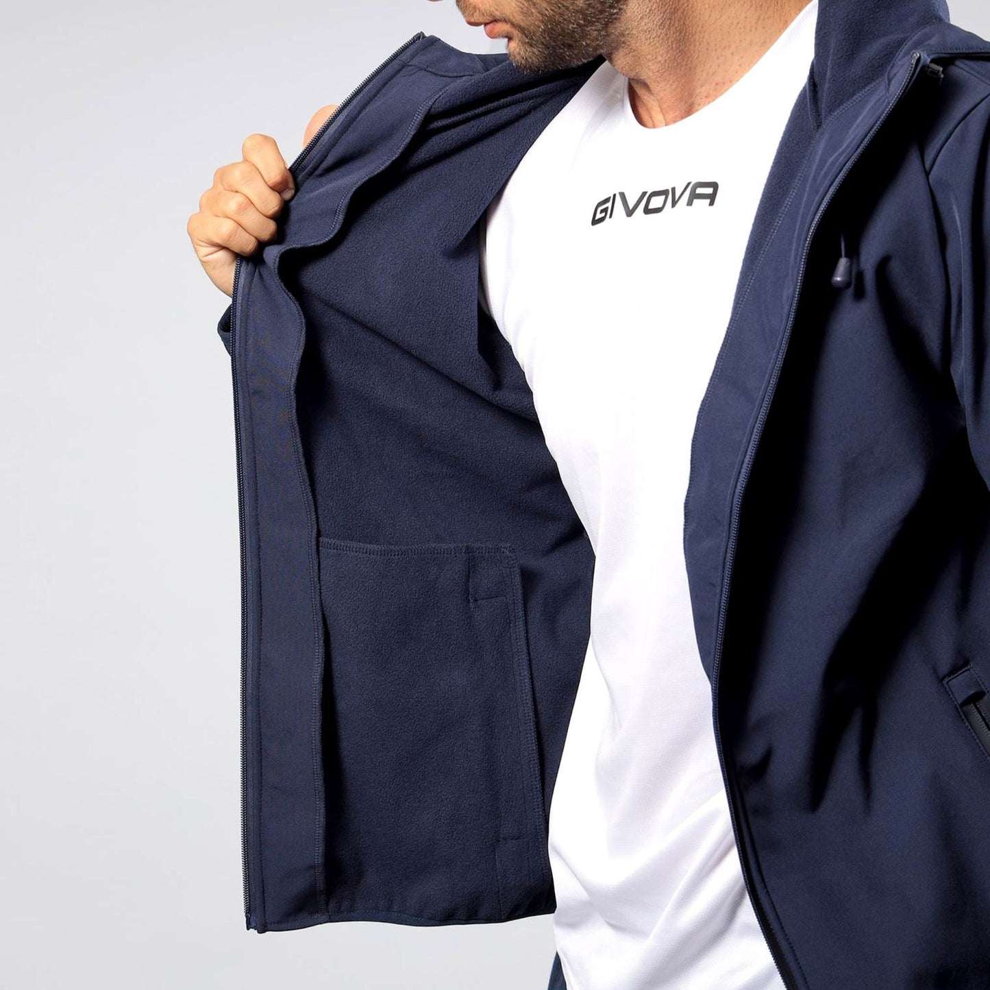 Givova Soft Shell Hooded Jacket - ITASPORT TEAMWEAR